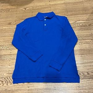 Lands end long sleeve polo